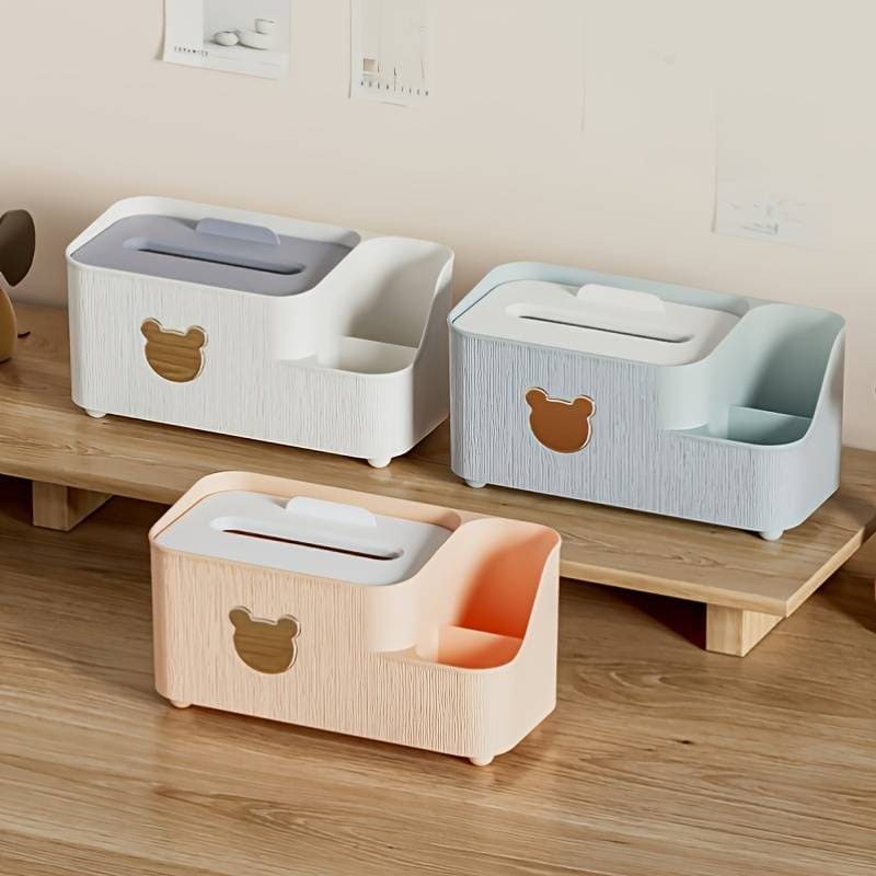 Mickey Tissue Box, Multi Grid Paper Towel Box, Rectangular Facial Tissue Holder, Bear Desktop Tissue Box, Multifunctional Tissue Box Organizer, Large Capacity Napkin Holder Mickey Tissue Box, Multi Grid Paper Towel Box, Rectangular Facial Tissue Holder, Bear Desktop Tissue Box, Multifunctional Tissue Box Organizer, Large Capacity Napkin Holder